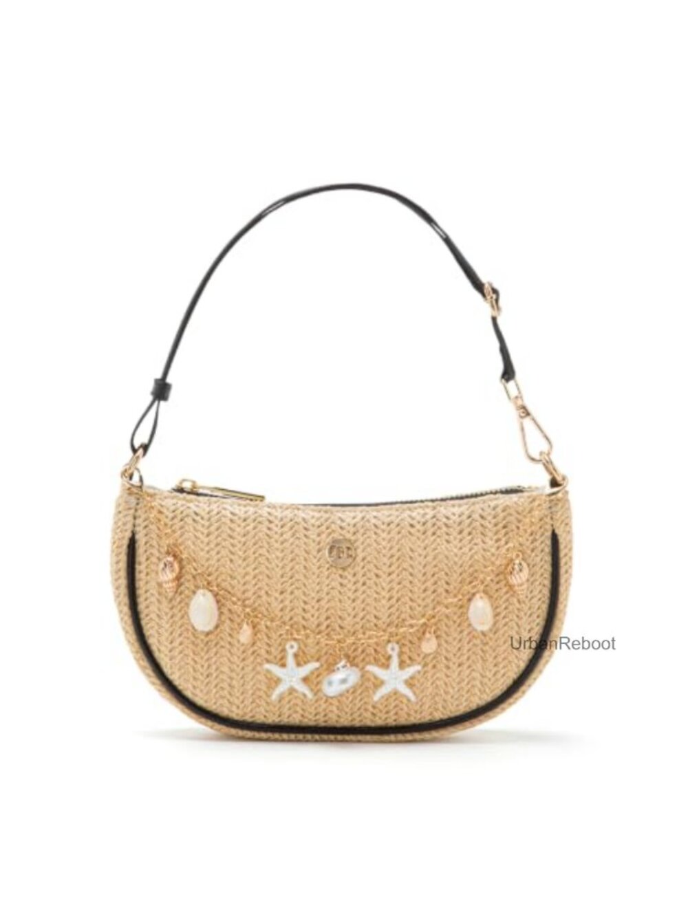 Nylon Crescent Shoulder Bag Adjustable Strap Mini Clutch Purse